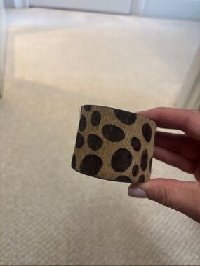 Animal print cuff